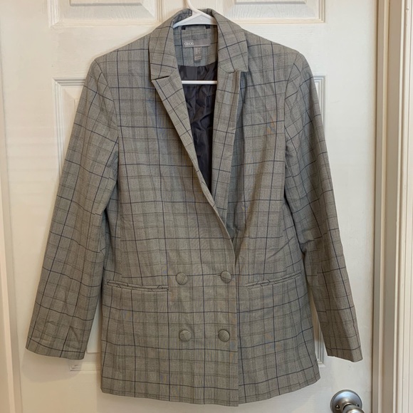 ASOS Long Striped Blazer Size 2 - Picture 2 of 6